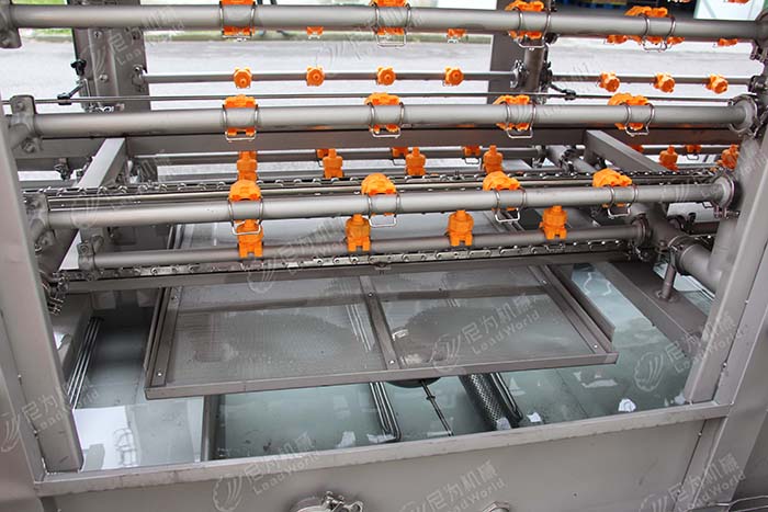 自動周轉筐清洗機細節(jié)